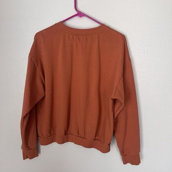 Yellowstone Womens L Sweatshirt Pullover Dutton‎ Ranch Fleece Crop Sweater - Picture 3 of 8